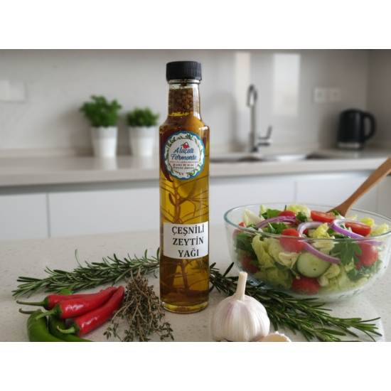 Çeşnili Zeytinyağı Salata İçin