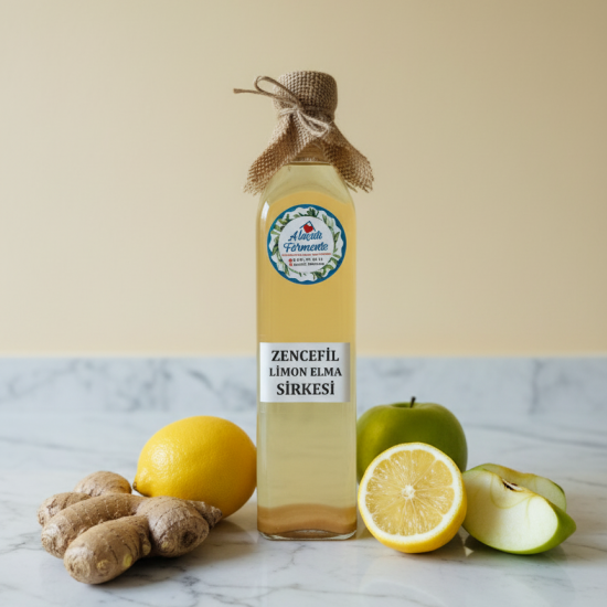 Zencefil Limon Elma Sirkesi